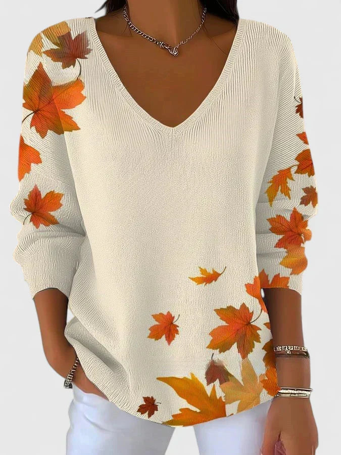Nicola | Autumn Leaf Sweatshirt