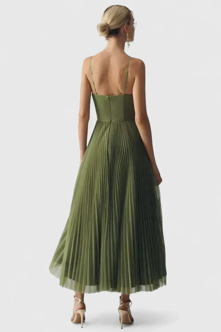 Ashleigh | Pleated Midi Dress