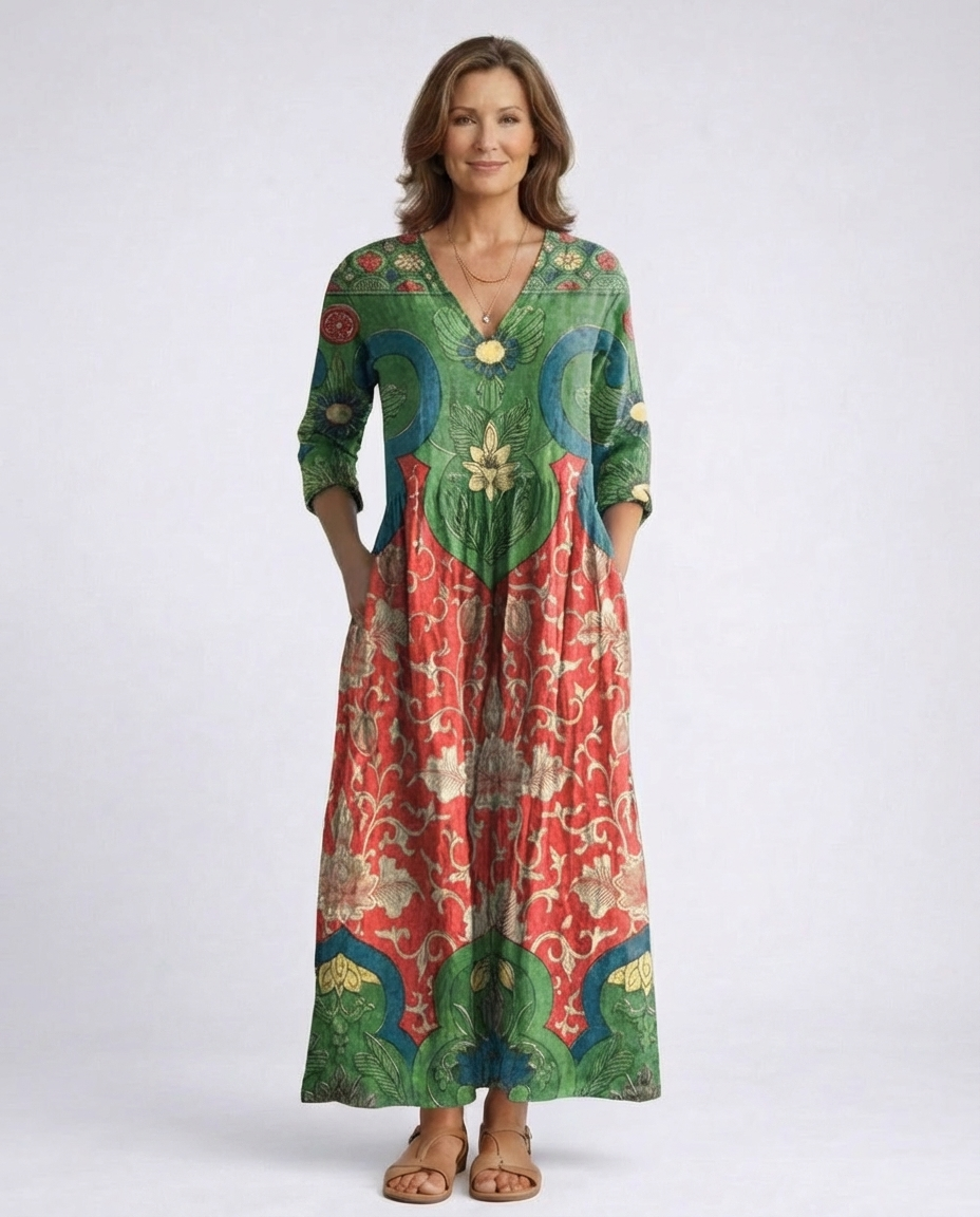 Courtnie | Ornamental Maxi Dress