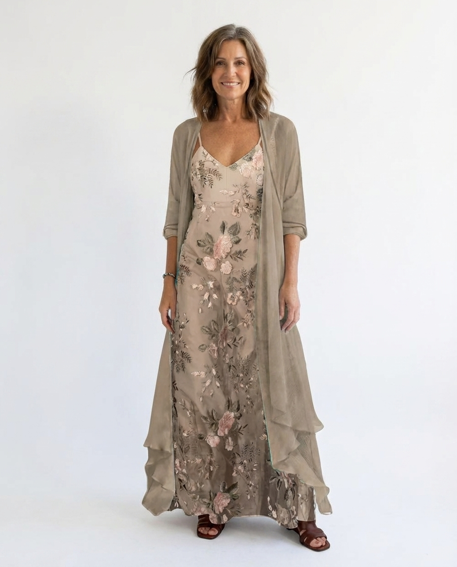 Saphire | Floral Maxi Dress Set