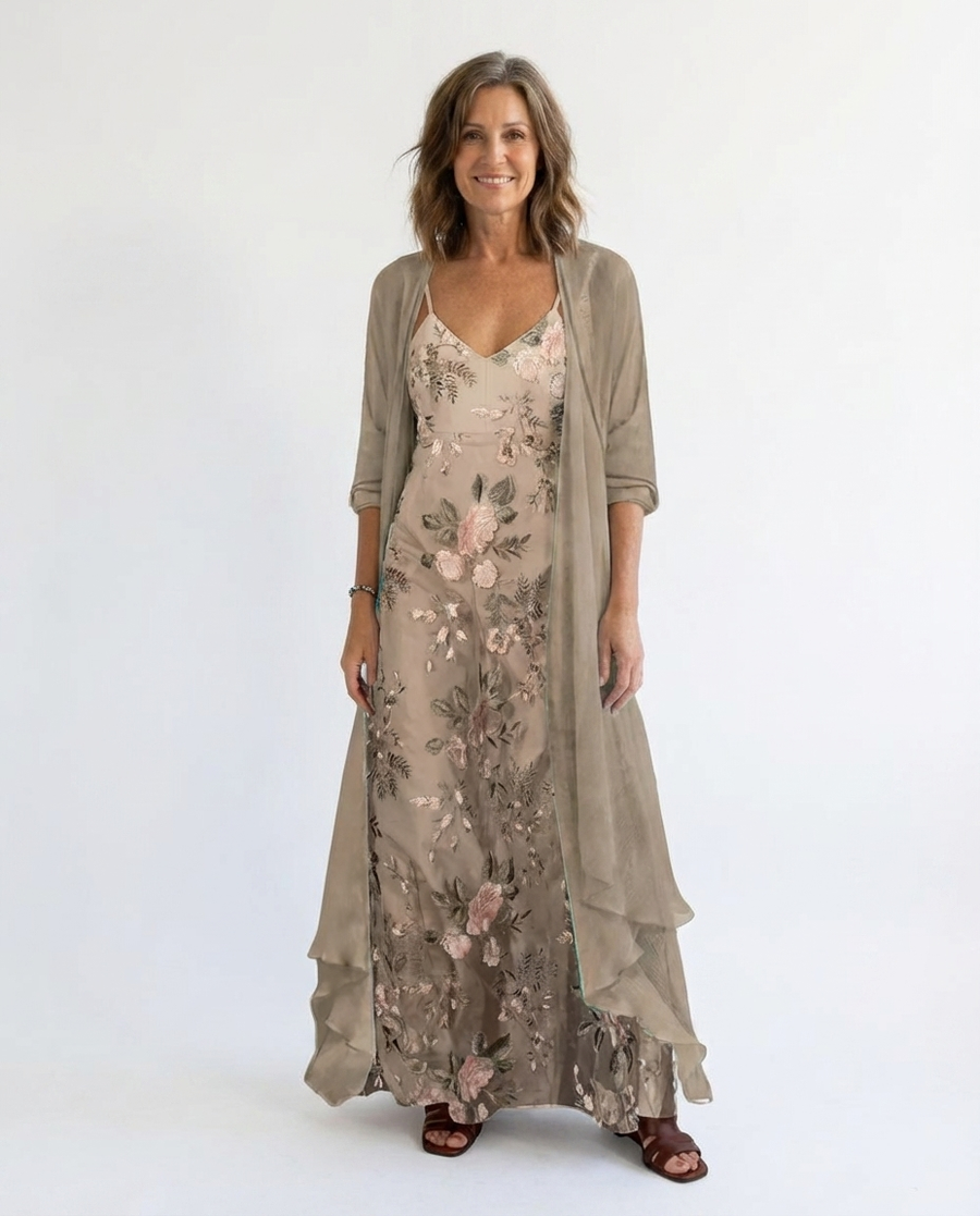 Saphire | Floral Maxi Dress Set