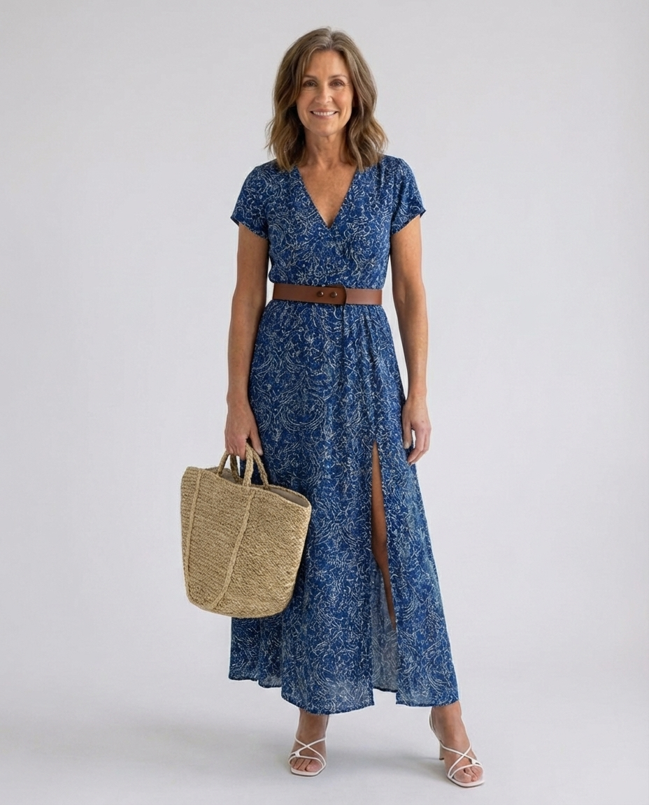 Ummayyah | Patterned Wrap Dress