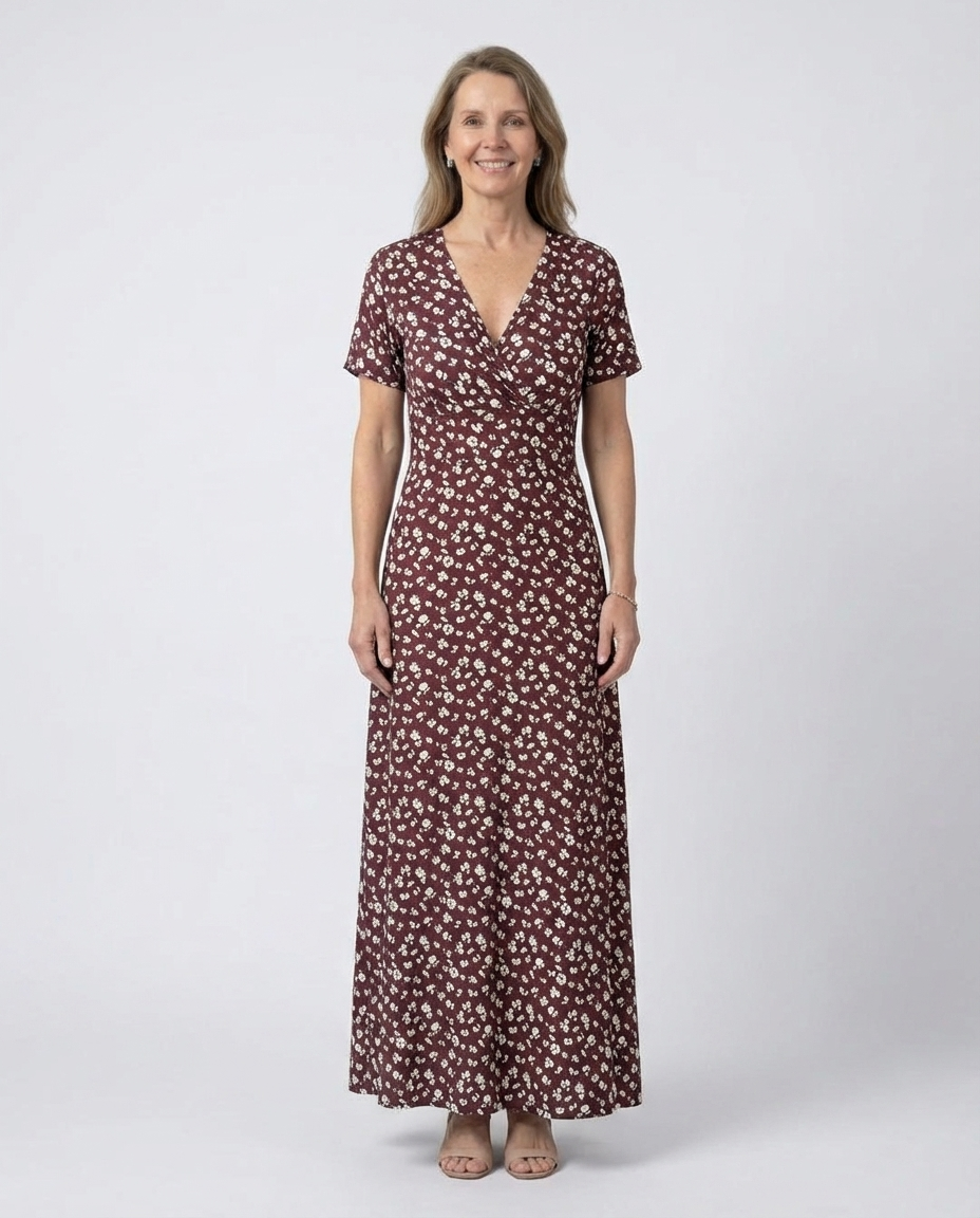 Farzana | Floral Wrap Dress