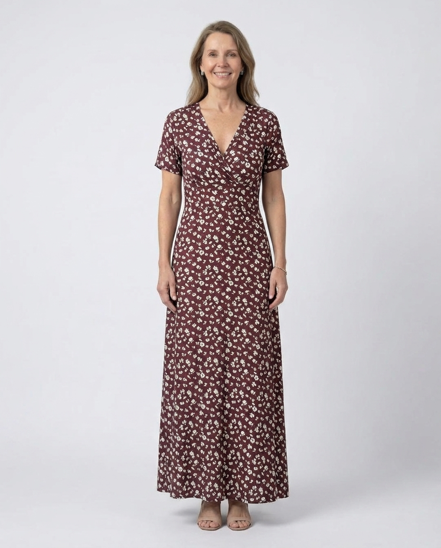 Farzana | Floral Wrap Dress