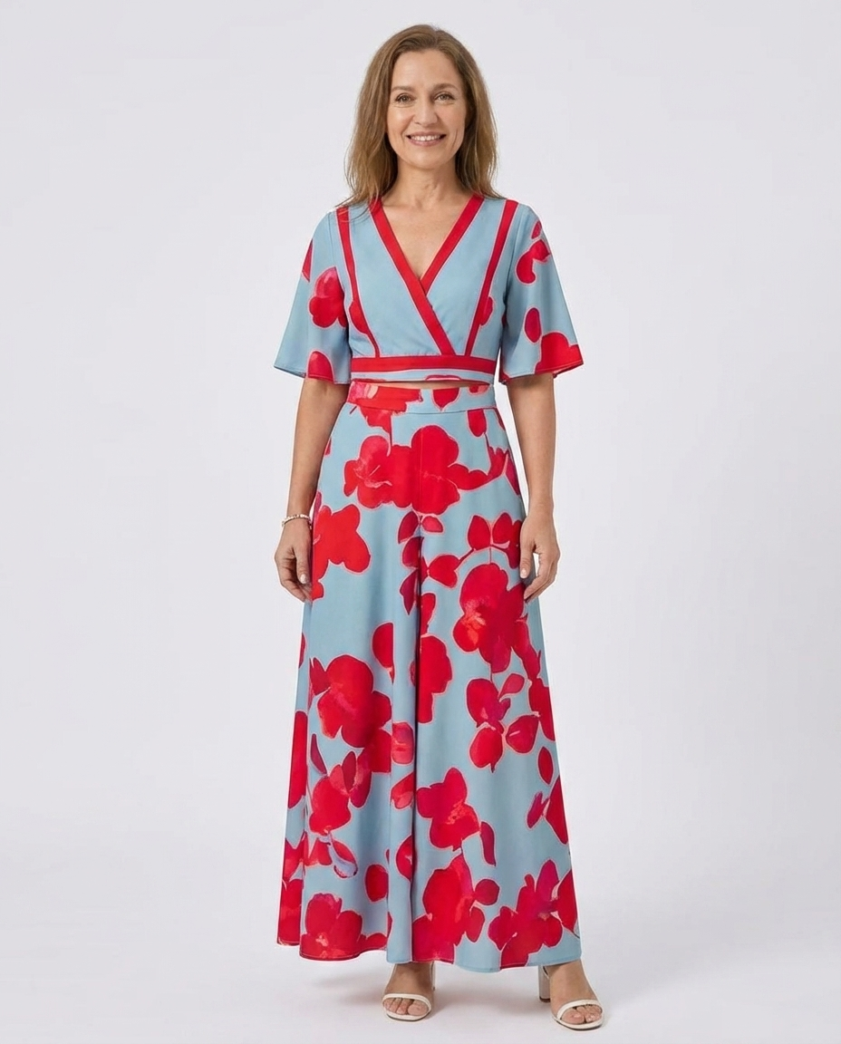 Madinah | Floral Wrap Dress