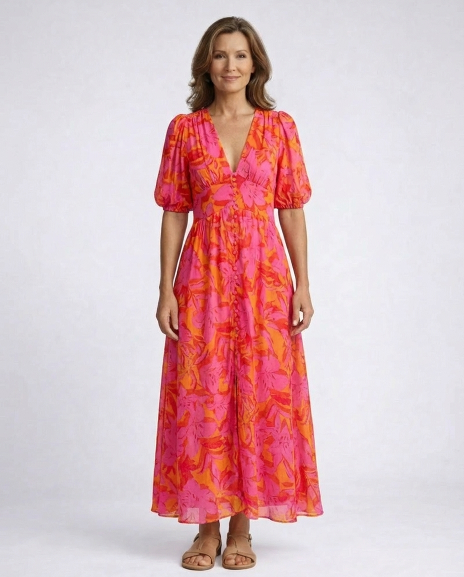 Amelija | Floral Maxi Dress
