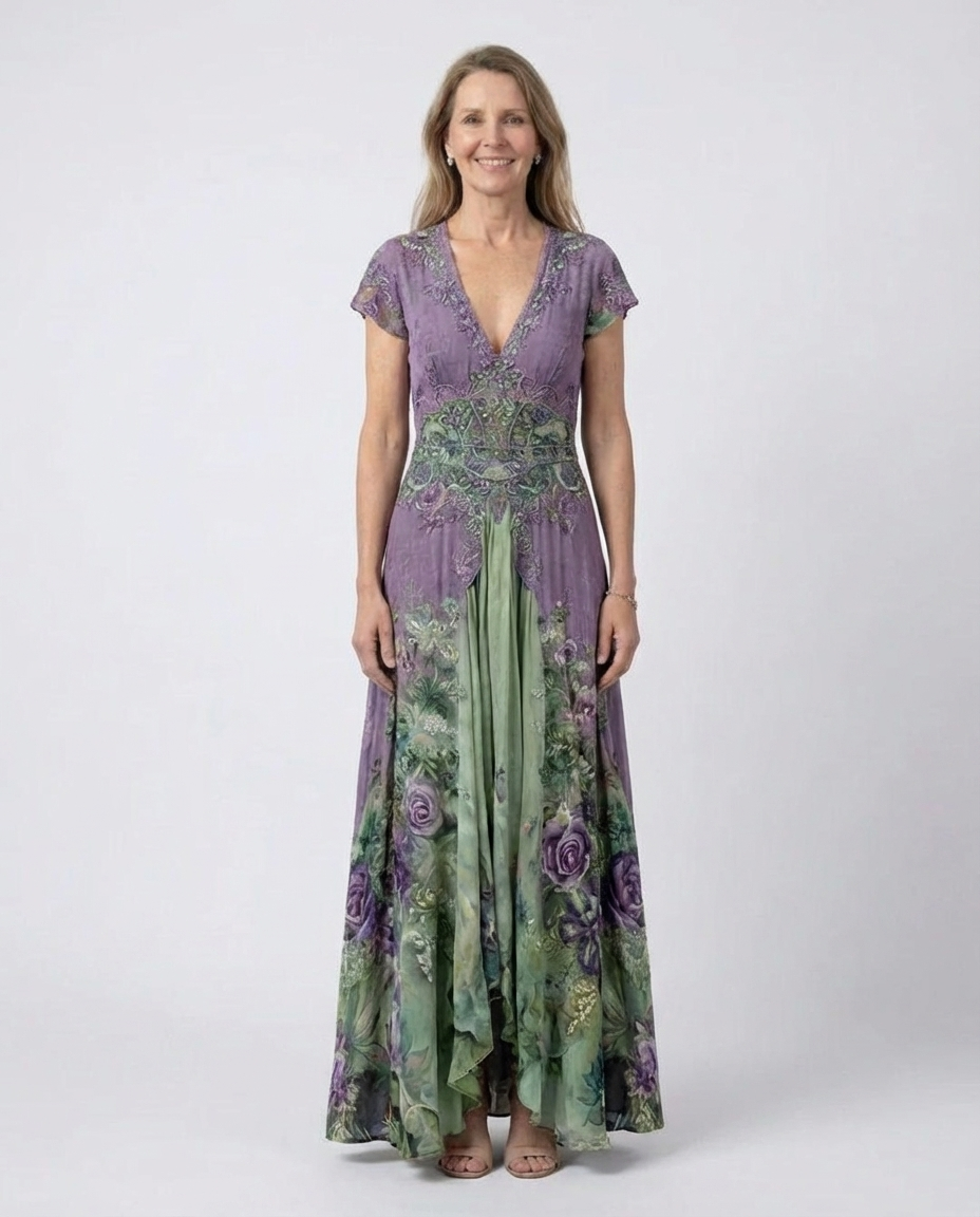 Khalisah | Floral Wrap Dress