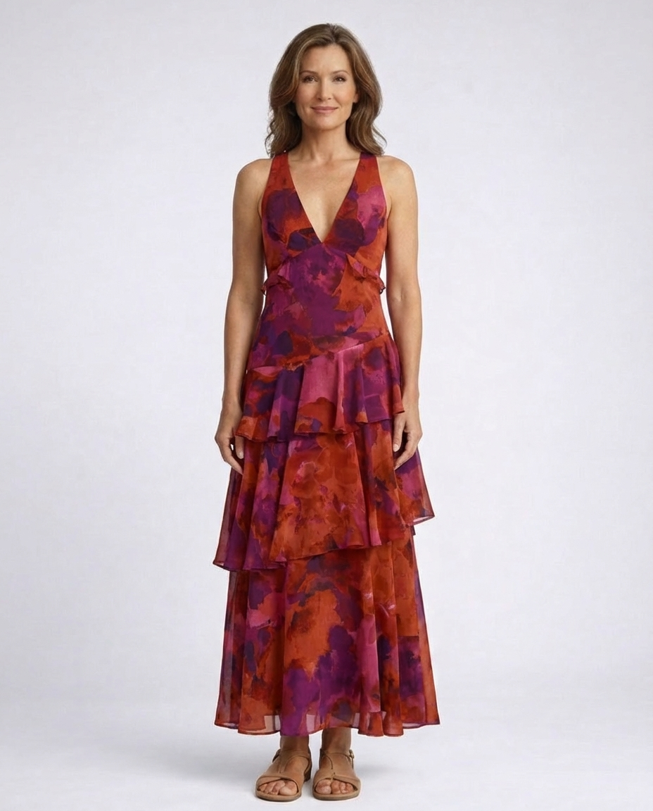 Lilly-Rose | Tiered Wrap Dress