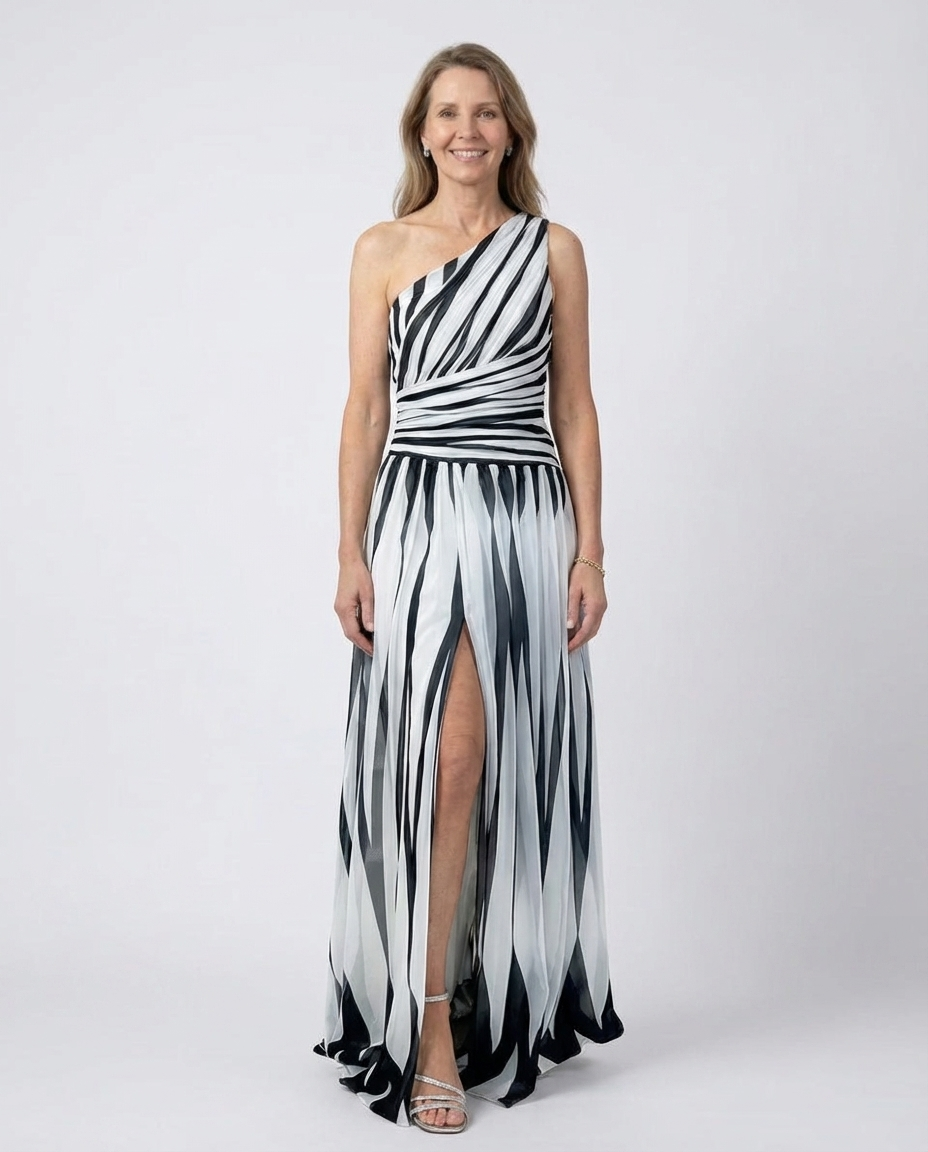 Amila | Striped Maxi Dress