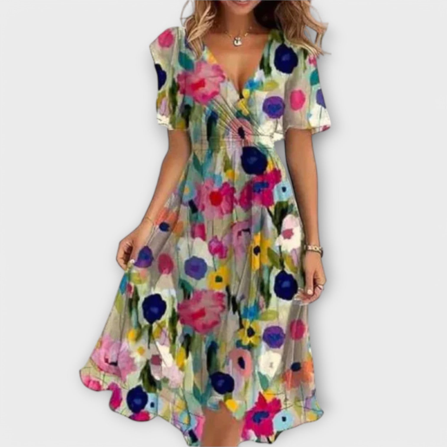Mollie-may | Floral Wrap Dress
