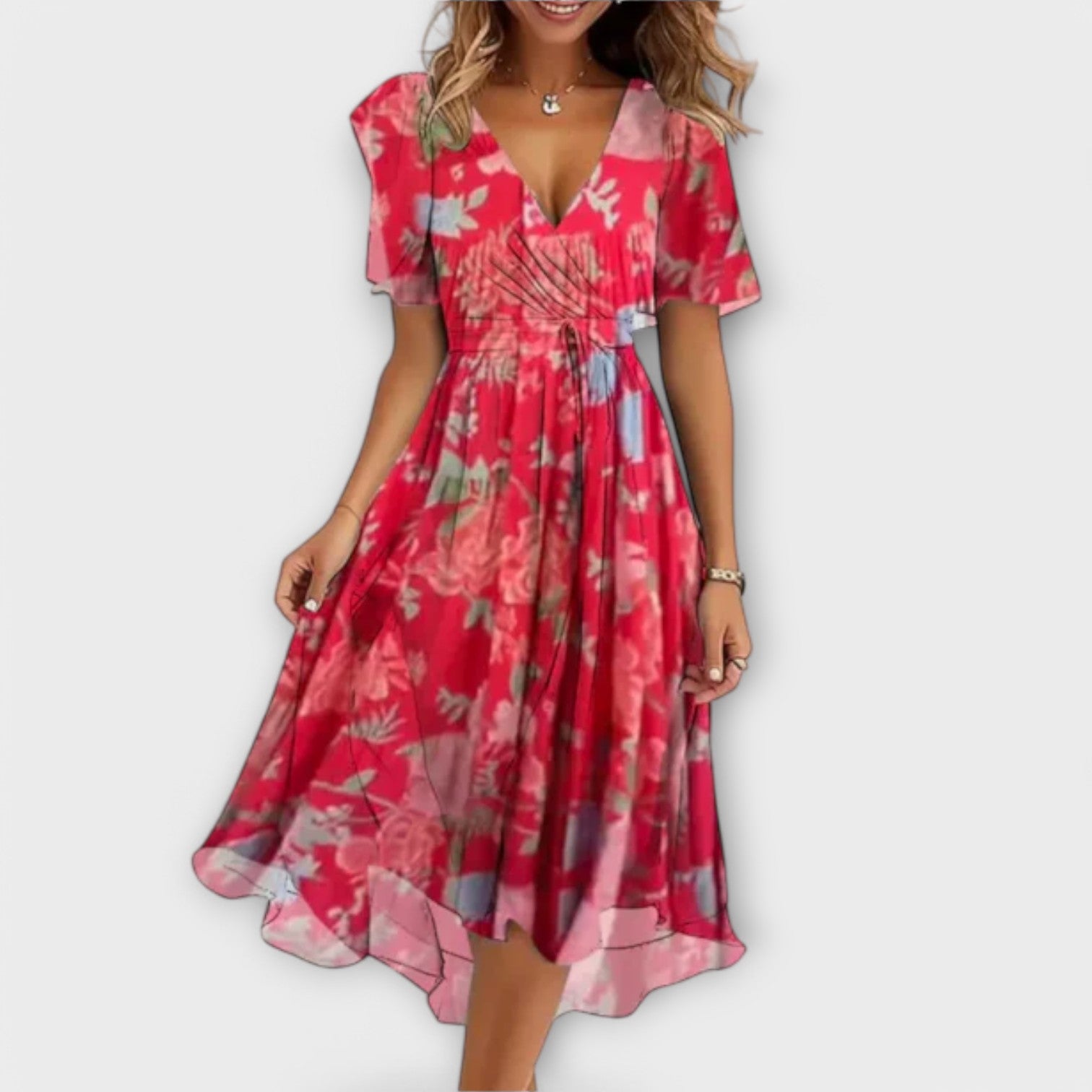 Mollie-may | Floral Wrap Dress