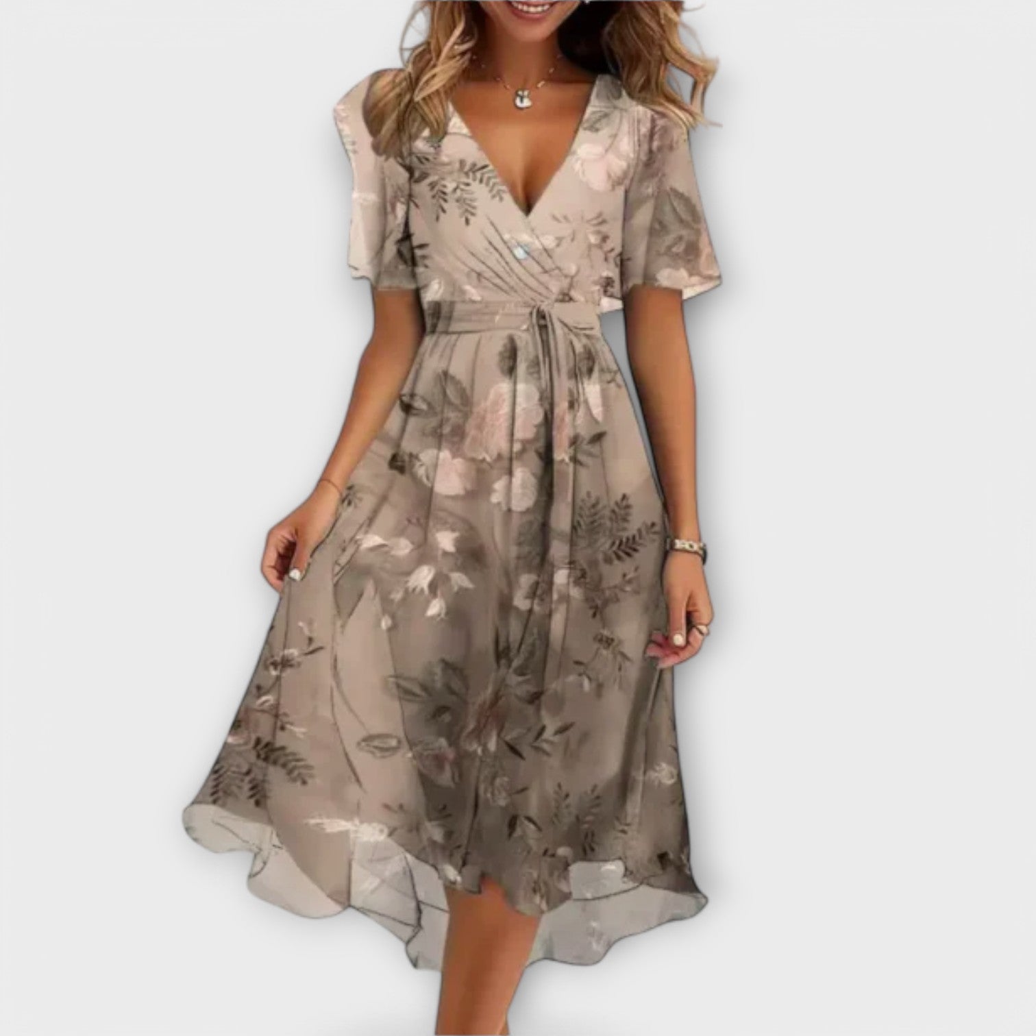 Mollie-may | Floral Wrap Dress