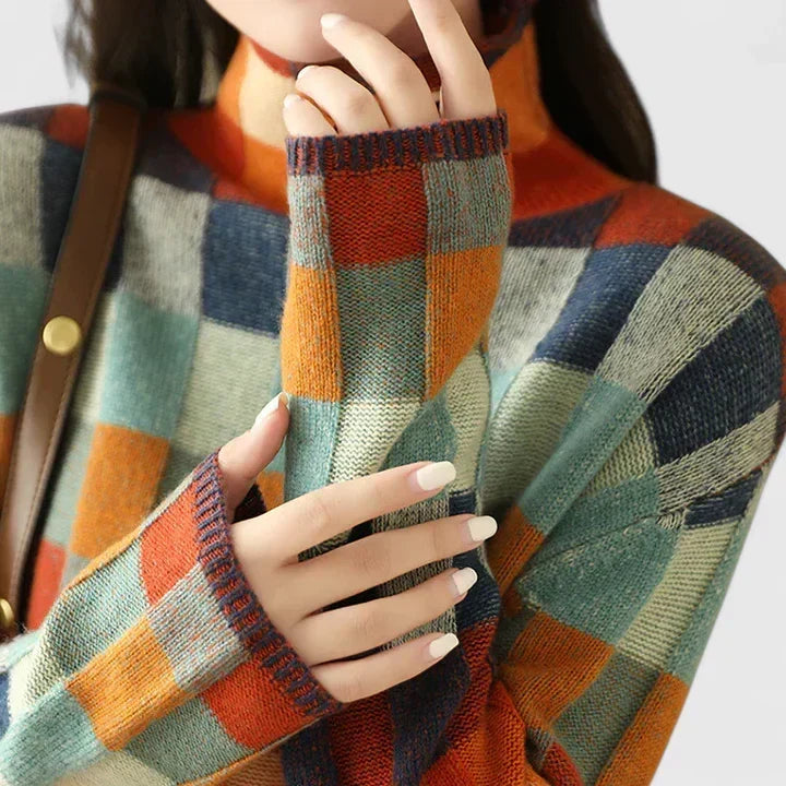 Beatrix | Colourblock Knit Sweatshirt