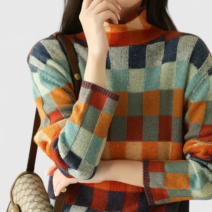 Beatrix | Colourblock Knit Sweatshirt
