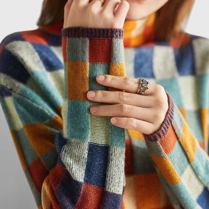 Beatrix | Colourblock Knit Sweatshirt