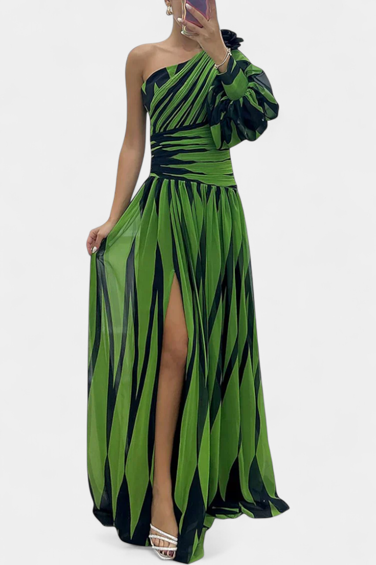 Amila | Striped Maxi Dress