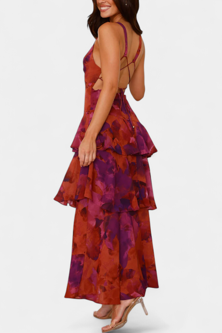 Lilly-Rose | Tiered Wrap Dress