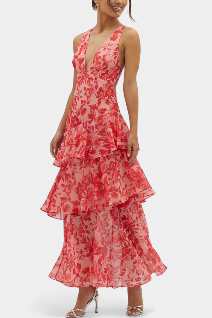 Lilly-Rose | Tiered Wrap Dress