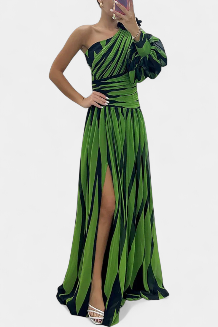 Amila | Striped Maxi Dress