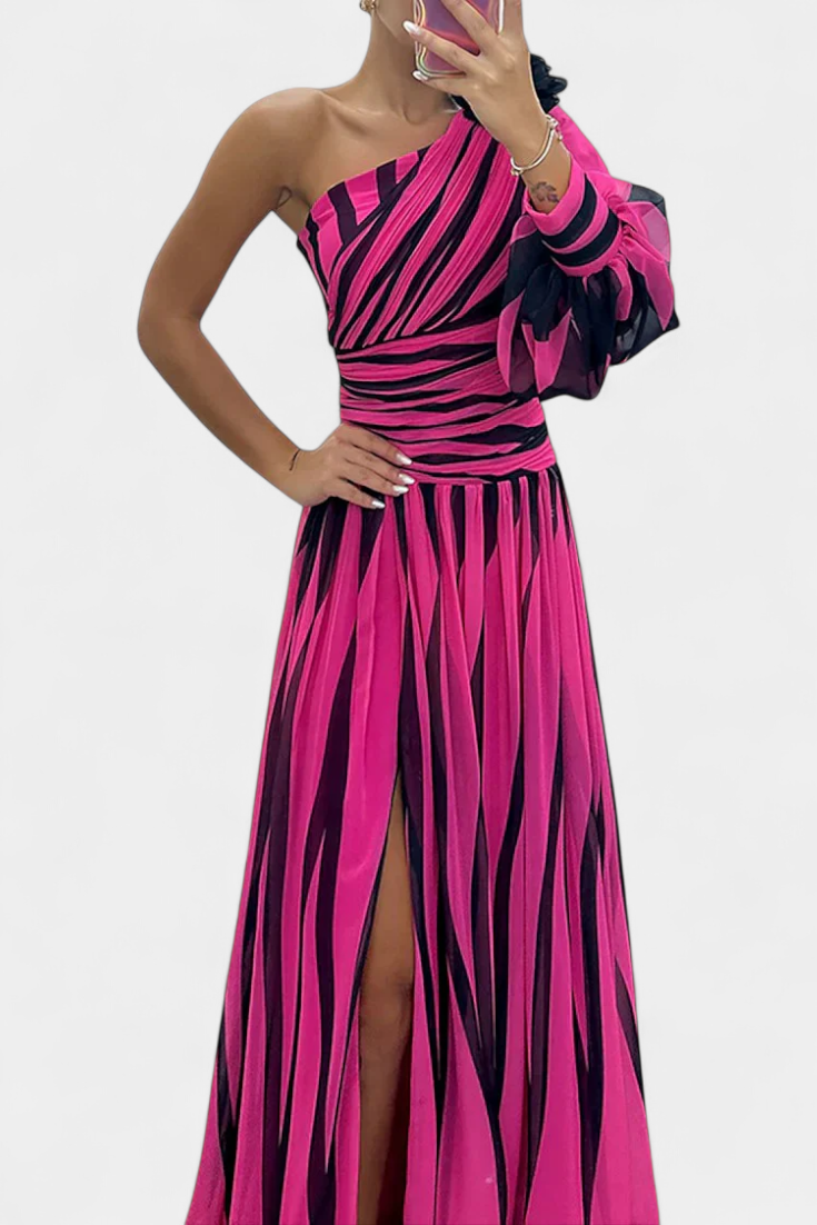 Amila | Striped Maxi Dress