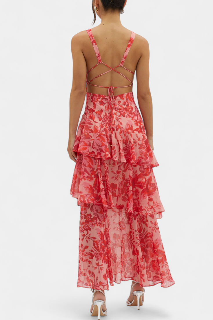 Lilly-Rose | Tiered Wrap Dress