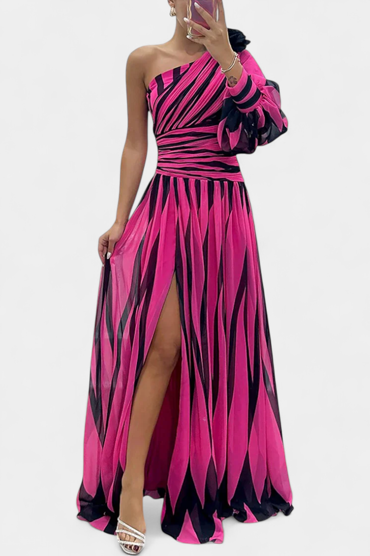 Amila | Striped Maxi Dress