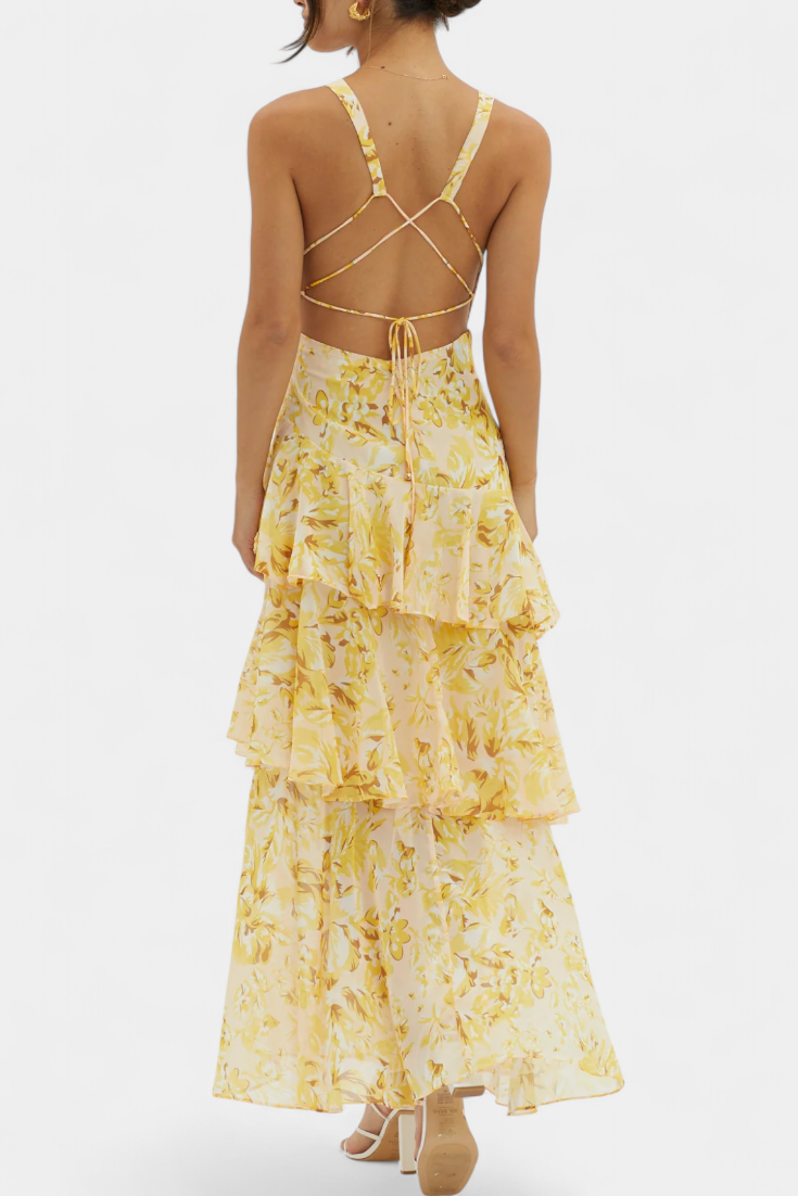 Lilly-Rose | Tiered Wrap Dress