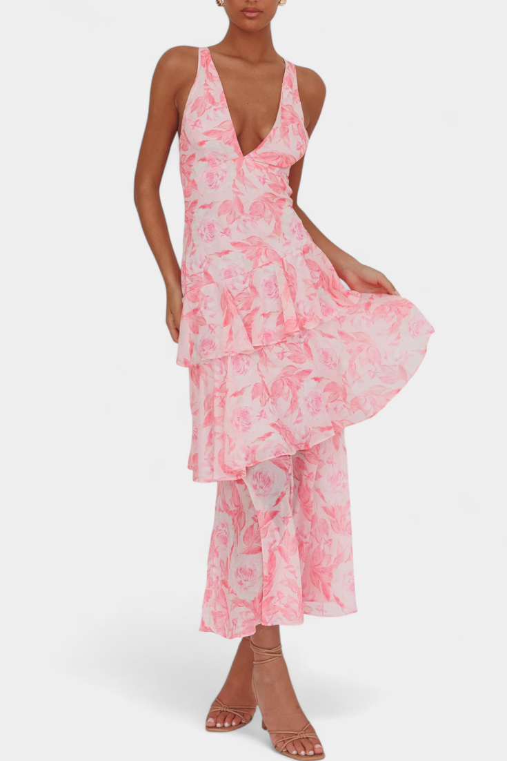 Lilly-Rose | Tiered Wrap Dress