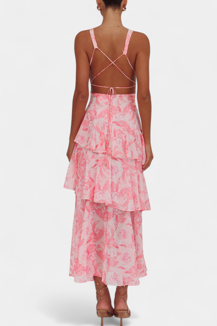 Lilly-Rose | Tiered Wrap Dress