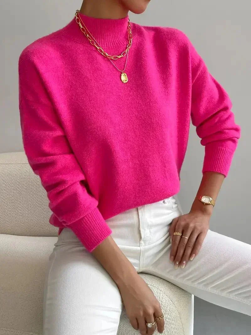 Alison | Luxe Roll Neck Sweatshirt