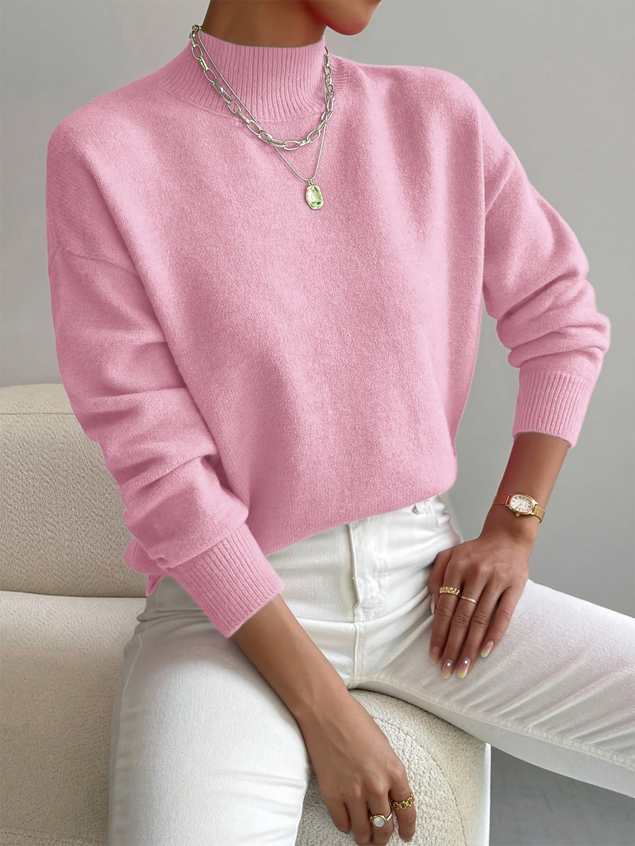 Alison | Luxe Roll Neck Sweatshirt