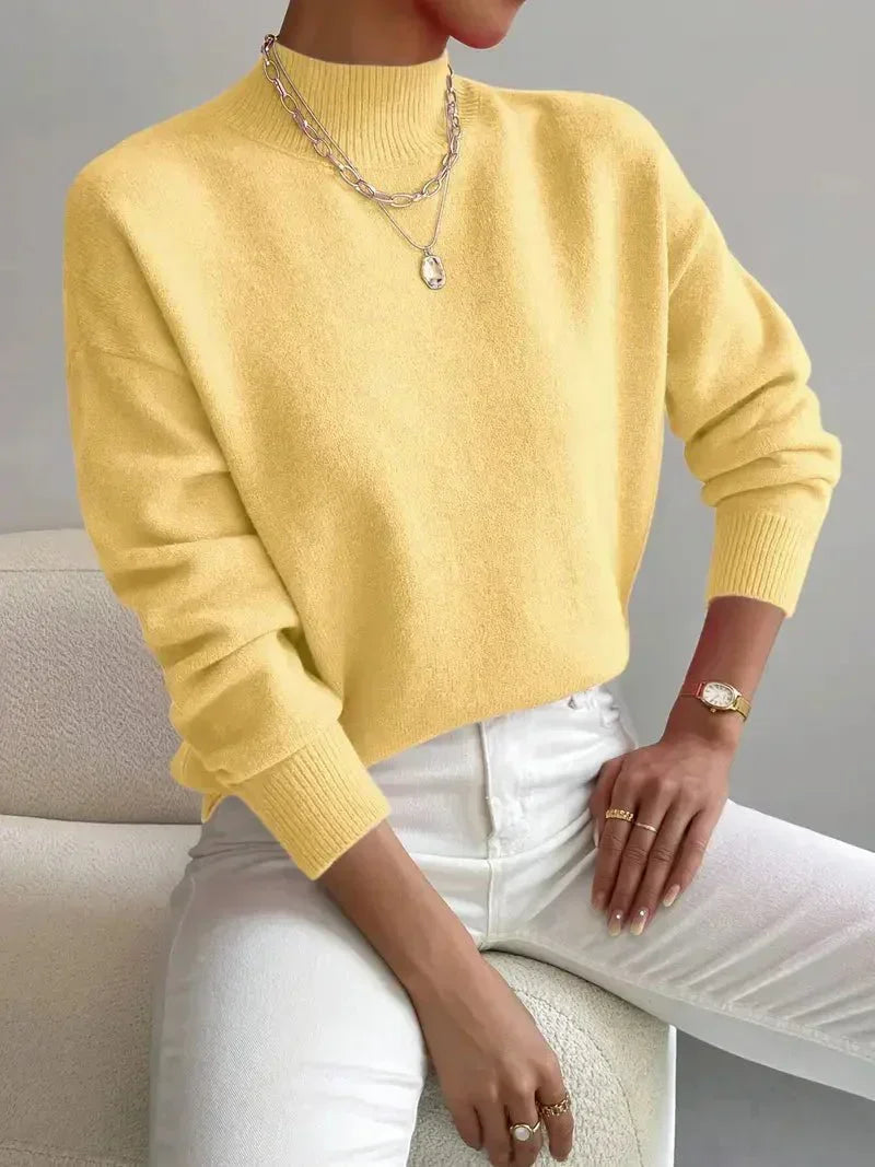 Alison | Luxe Roll Neck Sweatshirt