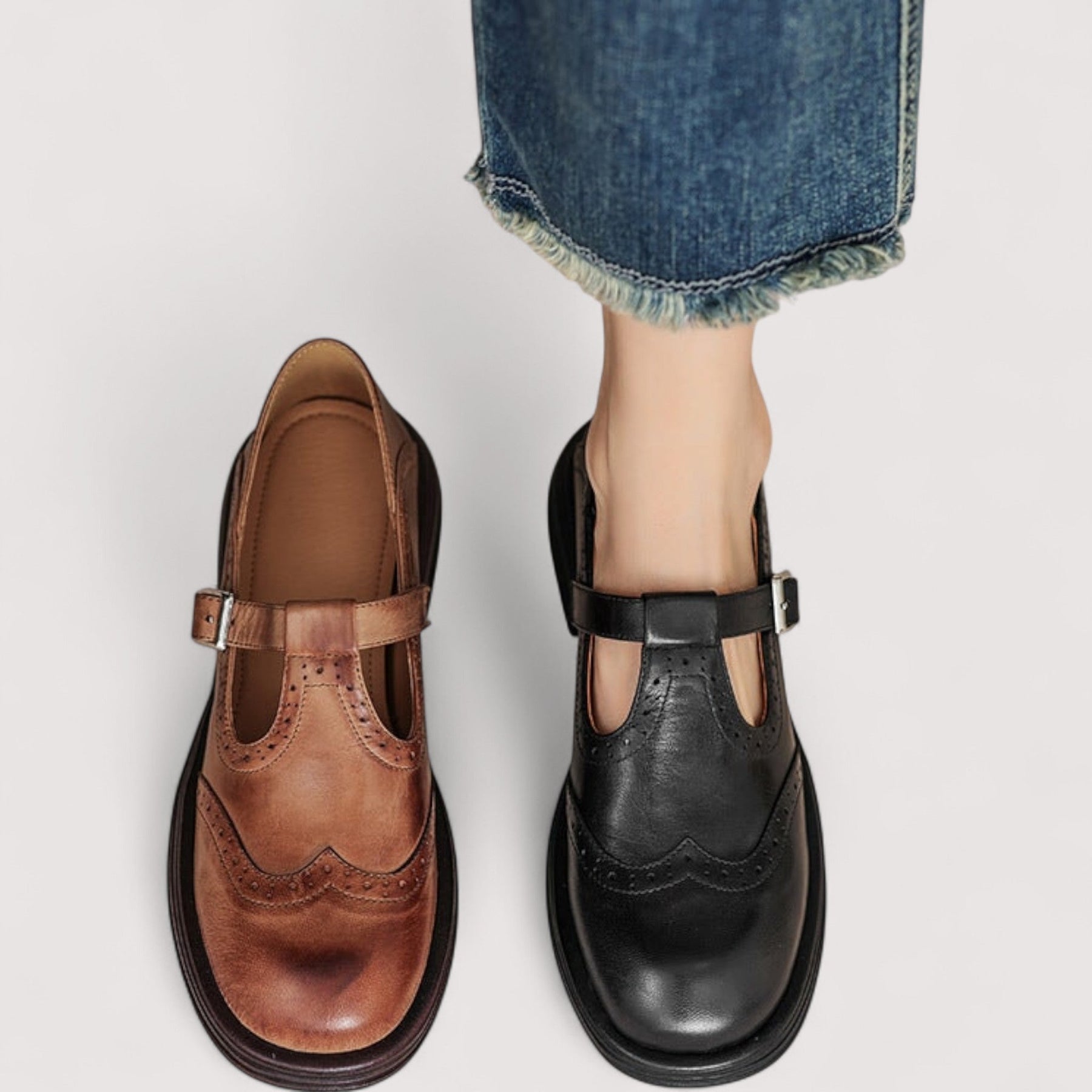 Marion | Classic Brogue Loafers