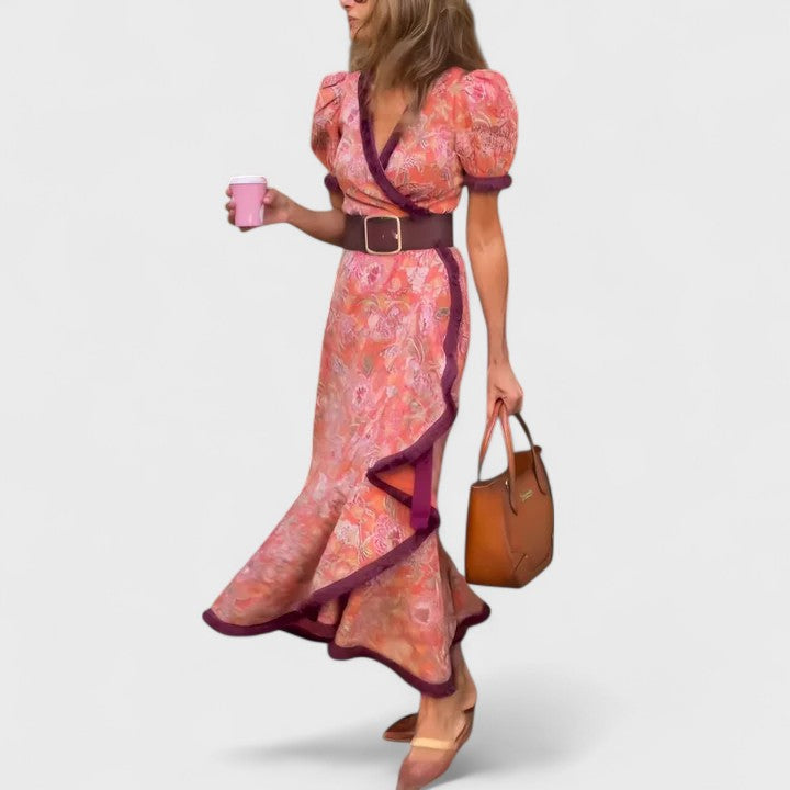Areebah | Elegant Wrap Dress